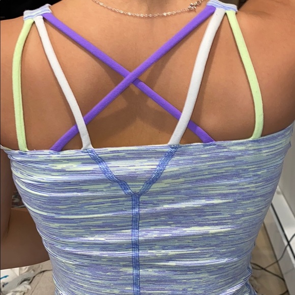 purple, green ivivva tank top - Picture 2 of 3